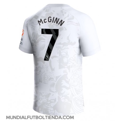 Camiseta Aston Villa John McGinn #7 Segunda Equipación Replica 2023-24 mangas cortas